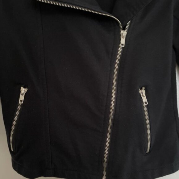 Forever 21 Black Moto Jacket Medium - Picture 4 of 6